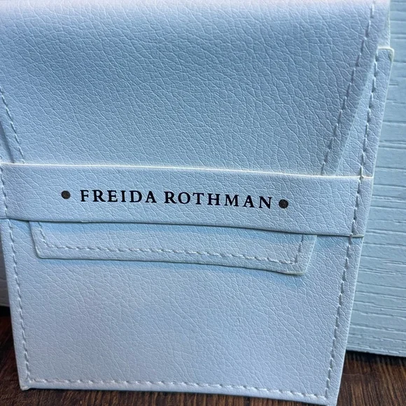 Freida Rothman Best Selling Pave Arrow Hoop Earrings, NWOT - Picture 6 of 9